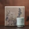 Azul Cielo Como un Lago, Taza de Gres sin Esmalte con Patrón de Bambú para Uso Personal en Casa, Taza Maestra de Juego de Té Kung Fu, Taza de Degustación Estilo Chino
