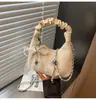 Bolso de Mano de Nicho Estilo Coreano Transfronterizo Bolso Dumpling para Mujer Otoño 2026 Nuevo Plegado Casual Versátil Bolso de Hombro Cruzado