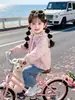 Jaqueta com capuz e zíper para meninas de comércio exterior, nova jaqueta estilosa coreana de outono 2026, corta-vento popular para crianças