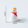 Novos Enfeites de Natal Transfronteiriços Boneco de Neve Rena Boneca Decoração DIY Desktop Carro Micro Paisagem Enfeites