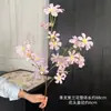 Flores de orquídea morada artificiales de tallo largo, perfectas para decoraciones de bodas, centros de mesa y decoración del hogar/sala de estar