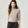 Estilo Minimalista de Luxo Leve! Suéter 100% Caxemira Pura Feminino Outono/Inverno Novo Estilo Cor Sólida Malha de Alta Gauge Primeira Linha Pulôver