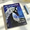 Cuaderno Nuevo Delgado Animal Oscuro Seleccionado Cuidadosamente de 400 Páginas con Páginas Rayadas A4 para Notas, Preparación de Exámenes, Diario y Actividades