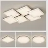 Luz principal de salón de lujo ligero estilo italiano, nueva iluminación de techo geométrica creativa minimalista y elegante, paquete para toda la casa