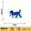 Em estoque Autoadesivo Sem costura Adesivos de Tecido Bordado de Cachorrinho Patch de Cachorro Dachshund Bagagem Sapatos e Chapéus Acessórios de Vestuário Adesivos Decorativos
