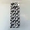 Pantalones Casuales Sueltos de Tinte Tie-Dye Estilo Pintura a Tinta de Cintura Alta Adelgazantes de Verano Delgados de Tela Rectos Pantalones con Protección Solar