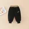 Pantalones para Niños y Niñas 2025 Nuevos Pantalones Casuales Infantiles Pantalones Deportivos para Niños Pequeños Invierno Polar Algodón Espeso Pantalones Cálidos