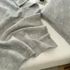 Conjunto de Colcha Acolchoada de Algodão e Linho Lavada em Alta Temperatura Novo para Primavera e Verão Conjunto de Três Peças Colcha 100% Algodão Classe A Peça Única Capa de Edredom Fresca e Simples