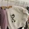 Sudadera de forro polar con estampado de dibujos animados estilo coreano para niños, Otoño/Invierno 2026, para bebés y niños pequeños, Bonita, Versátil, Holgada