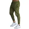 Pantalones deportivos casuales para hombre de comercio exterior, pantalones de chándal para hombre, pantalones de fitness elásticos, color liso ligero, en stock