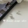 Brincos Elegantes Nicho Estilo Ins Coreano S925 Puro Simples Estrela do Mar Concha Estilo Ab Assimetricos para Mulheres Mais Velhas