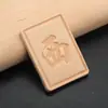 Llavero de Cuero para Mahjong Simple Hecho a Mano de Piel de Vaca Colgante de Llave de Mahjong Cuero Creativo