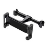 Soporte Plegable Retráctil para Asiento Trasero de Coche, Soporte Universal para Reposacabezas de Coche para Teléfonos Móviles, iPads y Tablets