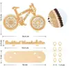 Cartera de Madera Transfronteriza Temporada Escolar Temporada de Graduación Bici Cartera para Efectivo Regalo Diente de León Dinero Decoración para Fiesta