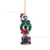 Pendente decorativo de árvore de Natal novo transfronteiriço acrílico plano decoração de casa Natal ornamentos infantis
