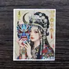 Pintura Thangka Dorada Semi-Pintada a Mano al por Mayor Núcleo Zorro Hada Zorro de Nueve Colas Changming Vida Pasada y Vida Presente Lienzo Thangka Se Puede Personalizar