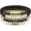 Pulsera Transfronteriza de Cerámica Suave para Mujer Pulsera de Letras Bohemia de Gama Alta Versátil Traje Pulsera de Cerámica Suave Taylor