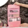 Bolsa de lavagem de gancho de viagem Bolsa de cosméticos de lavagem por atacado Bolsa portátil de grande capacidade para homens Separação úmida e seca Portátil