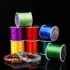 Corda Elástica Plana Círculo Grande, Resistente ao Desgaste, Adequada para Enfiamento de Contas, Pulseiras de Cristal, Fio Elástico Colorido, Joias Artesanais, Corda para Tecelagem, Atacado