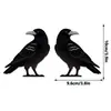 Mz1051-1080 Pegatinas de Esquina de Pájaros y Palomas de Madera Transfronterizas para Puertas y Ventanas del Hogar, Pegatinas de Pared Decorativas de Animales