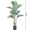 Plantas verdes artificiais, plantas grandes em vaso, bananeira-de-viagem, palmeira-areca, oliveira, sala de estar interna, plantas biônicas de alta qualidade atacado