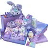 Presente de Aniversário Personalizado Menina Orvalho Estrelado Boneca de Combinação Independente Estojo para Canetas Mochila Escolar Caixa de Presente Prática Criativa