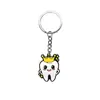 Colgante Llavero Diente Protector Pegamento Suave PVC Hebilla Decorativa DIY Colgante para Mochila Escolar Amazon Regalo Decorativo Venta al por Mayor