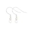 Ganchos para Orejas de Plata de Ley 925, Pendientes, Accesorios para Ganchos de Orejas, Colgantes para Orejas, Pendientes Dorados Hechos a Mano DIY, Accesorios para Joyería Semi-terminados al por Mayor