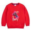 Sudadera de cuello redondo para niños, otoño 2023, nueva Bobbi, ropa infantil, estilo occidental, chaqueta de manga larga para primavera y otoño.
