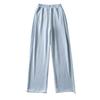 Calças Jogger Casuais Soltas de 12 Cores para Mulheres, Calças de Moletom Chiques e Fluídas, Calças de Perna Reta com Cordão e Perna Larga, Calças Compridas