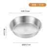 Acero Inoxidable 304 Plato Pequeño Aderezo para Ensalada Occidental Tazón Pequeño Pimienta Negra Mostaza Taza para Salsa de Tomate Condimento Plato para Salsa para Mojar