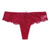 Comércio exterior transfronteiriço novo sexy fio dental de renda feminino tentação cintura transparente relevo 3D lingerie feminina T-shirt
