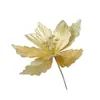 Decoração de Natal Flor de Natal Festa Cena de Feriado Arranjo Arranjo de Flores Decoração de Árvore de Natal Pingente Flor Artificial Brilhante