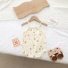 Ropa de verano para bebé, bandolera estampada de cuerpo entero, ropa para niños y niñas, ropa fina de verano para bebé, ropa de escalada linda sin mangas