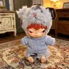 Solo ropa para muñeco Peluche Hirono Road Trip 17cm Ropa Intercambiable Conjunto de Overol Dulce y Fresco Americano