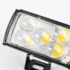 Faro LED Impermeable de Alto Brillo para Vehículo Eléctrico, Foco de Lente Corto de 5 LEDs, Luz Frontal Dual para Moto y Coche, Modificación