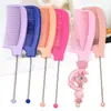 Peine de Cuentas DIY Transfronterizo Multicolor de Plástico Usable Peine de Maquillaje con Cuentas Nuevo Lindo Portátil Peine para el Cabello