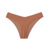 Ropa interior de seda helada sin costuras europea y americana para mujer, bragas de cintura baja de talla grande, entrepierna de algodón, transpirable, de secado rápido, ropa interior deportiva de yoga
