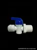 Conjunto de Válvula de Esfera de Retorno de 2 Vias para 2 ou 3 Saídas para Purificador de Água, Interruptor de Entrada Universal, Válvula de Esfera com Rosca Externa e Interna, Sem Travamento, Durável