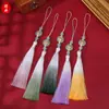 Soporte para Flores Imitación Jade Dongling Hebilla Ping'an Borla Flecos Estilo Antiguo Accesorio de Broche para Qipao Colgante Marcador de Libros Borla Fabricante Venta al por Mayor