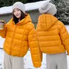 Jaqueta acolchoada de algodão novo estilo 2026, gorro feminino, chapéu de malha de alta qualidade, chapéu versátil para clima frio, chapéu de lã quente e moderno, atacado
