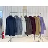 Abrigo de Lana Yueyumei para Mujer 2026 Invierno Elegante de Oficina Abrigo Largo de Lana Cosido a Mano