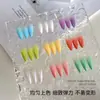 Mini Esponjas para Nail Art para Aplicação de Blush, Embaladas, Uso Profissional para Salões de Unhas, Ferramenta com Cabo de Esponja Quadrada Pequena Atacado