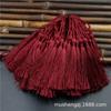 Marcador de 8 cm con Borla Flecos Sobre Rojo Adorno de Linterna Estilo Vintage Borla Invitación Materiales DIY Abanico Sombrero Accesorios