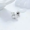 Cubo Mágico Diamante Triturado Japonés y Coreano Geométrico Exquisito Zircón Corazón Varilla de Aleación de Titanio Piercing para Oreja Cartílago