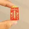 Joyería Hecha a Mano DIY Llavero de Coche Colgante Accesorios Bendición del Funcionario Celestial Doble Dragón Nueve Púrpura Asistente Derecho Etiqueta de Marte