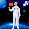 Traje espacial personalizável para meninos e meninas fantasia profissional para role-playing e performance esportiva traje de astronauta infantil
