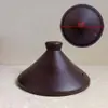 Colección de Tapas Negra y Marrón, Tapa Universal para Olla de Cerámica Negra de Arena Morada, Accesorios de Tapa para Cazuela Olla Eléctrica de Cocción Lenta Resistente a Altas Temperaturas