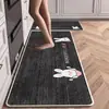 Tapete de cocina transfronterizo, alfombra antideslizante y resistente al aceite, felpudo resistente a la suciedad para entrada del hogar, tapete lavable y fácil de limpiar