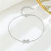 Pulsera Versátil Elegante de Plata Esterlina S925 Joyería de Nicho de Moda Estilo Simple Joyería de Mano para Mejor Amiga Accesorios de Moda Regalo